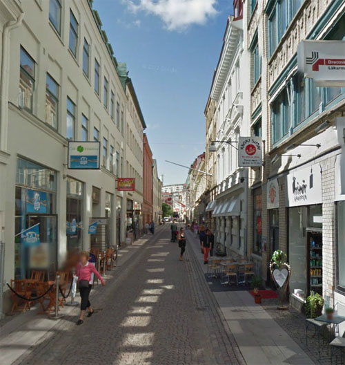 2013 - Kyrkogatan in Göteborg (Google Streetview)