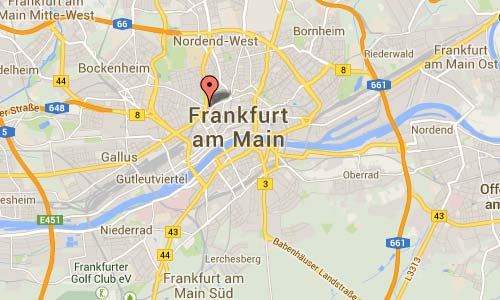Opernplatz in Frankfurt Map