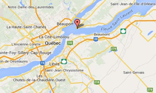 Rue Gagnon in Quebec Map