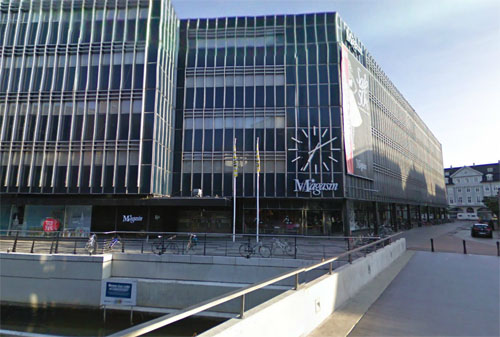 2013 - Magasin on Immervad 2-8 in Aarhus - Denmark (Google Streetview)