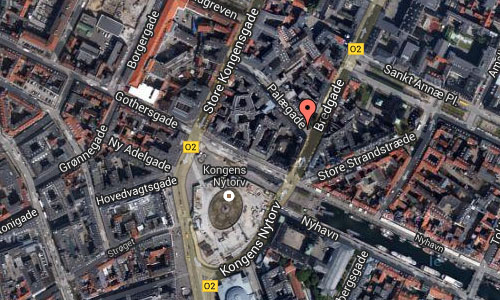 Palægade in Copenhagen Map2