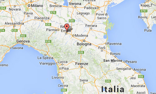 Reggio Emillia Map