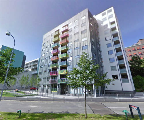 2013 - Östra Eriksbergsgatan in Göteborg (Google Streetview)