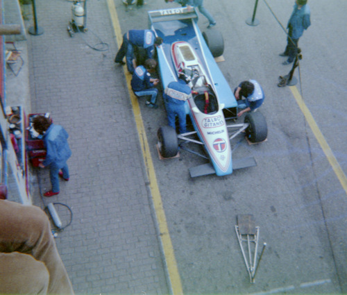 Jacques Laffite testing at Zandvoort