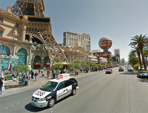 2014 - Las Vegas Strip or S Las Vegas Boulevard near Le Boulevard at Paris in Las Vegas, USA (Google Streetview)