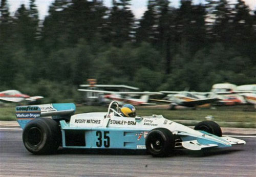 1977 - Conny Andersson Rotary Watches Stanley BRM	- BRM P207 BRM V12