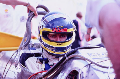 1981 - Slim Borgudd in an ATS D4 at Belgium GP