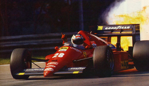 1986 - Stefan Johansson - Scuderia Ferrari - Ferari F1-86