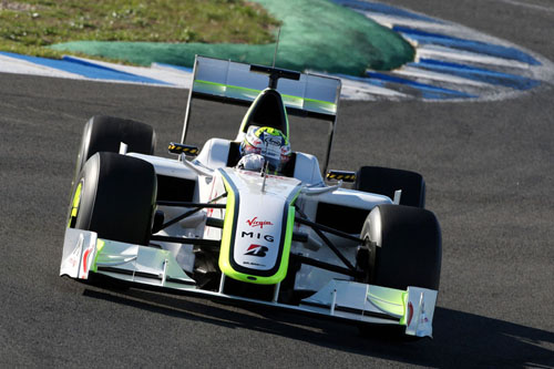 2009 - Marcus Ericsson testing for BrawnGP