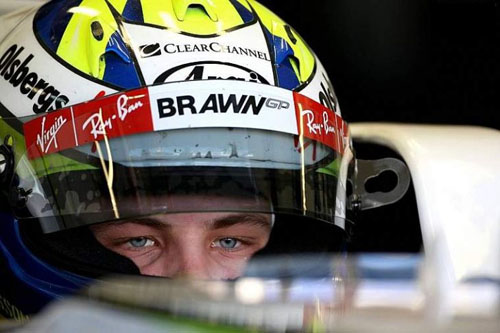 2009 - Marcus Ericsson testing for BrawnGP