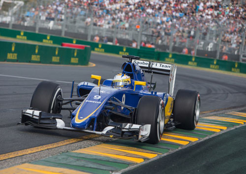2015 - Marcus Ericsson at the Australian Grand Prix in Melbourne
