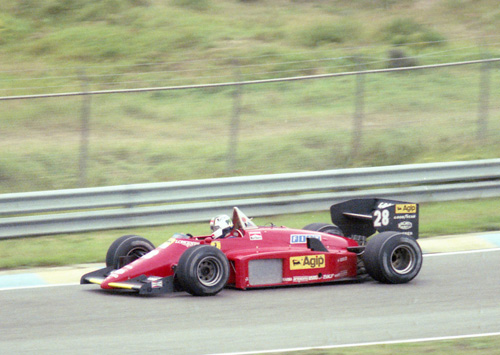  Stefan Johansson with Ferrari 156 