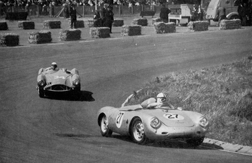 1957 - Carel Godin de Beaufort with Ecurie Maarsbergen Porsche 550RS