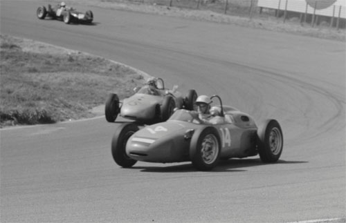 1962 - Carel Godin de Beaufort drives car number 14, a Porsche 718, Ben Pon drives car number 15, a Porsche 787