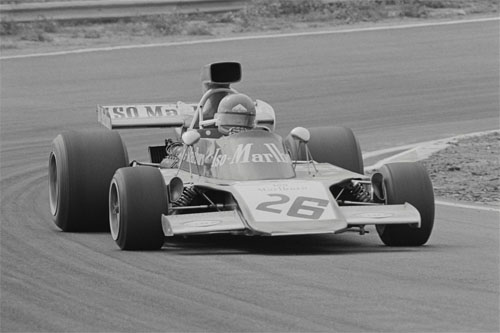 1973 - Gijs van Lennep drives race number 26 from Iso-Marlboro Ford at Dutch GP
