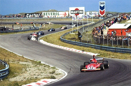1974 - Lauda leading at Zandvoort
