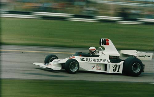 1975 - Roelof Wunderink at Great Britain GP