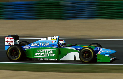 1994 - Jos Verstappen with Mild Seven Benetton Ford Benetton B194
