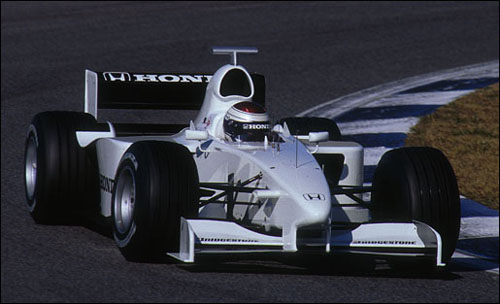 1999 - Jos Verstappen with Honda test