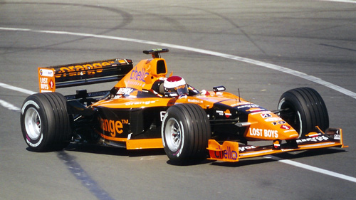 2000 - Jos Verstappen with Orange Arrows Supertech