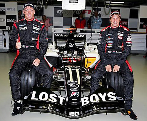 2005 - Minardi drivers Doornbos and Albers