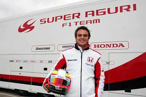 2006 - Giedo van der Garde with Super Aguri F1 Team