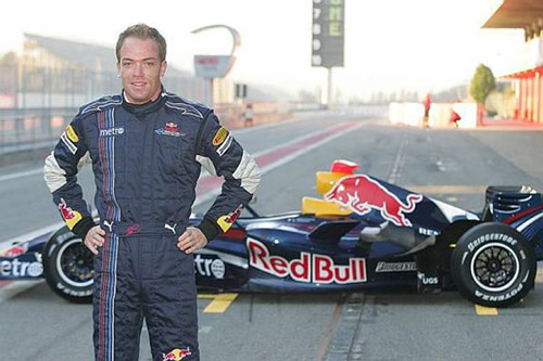 2007 - Robert Doornbos with Red Bull