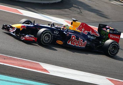 2012 - Robin Frijns in Red Bull RB8 at Yas Marina Circuit in Abu Dhabi