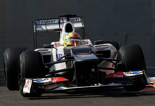 2012 - Robin Frijns in Sauber C31 at Yas Marina Circuit in Abu Dhabi