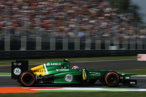 2013 - Giedo van der Garde with Caterham F1 at Italian Grand Prix