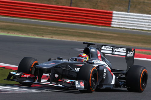 2013 - Robin Frijns at Silverstone with Sauber F1