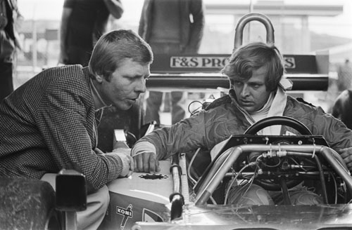 1977 - Bleekemolen and Van Lennep at 1977 Dutch GP