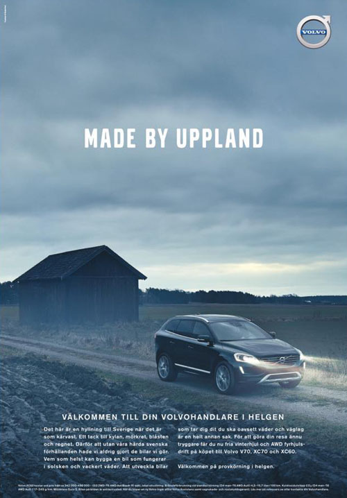 2015 - Made By Sweden - Made By Uppland - Volvo Sweden 2015 winter campaign.