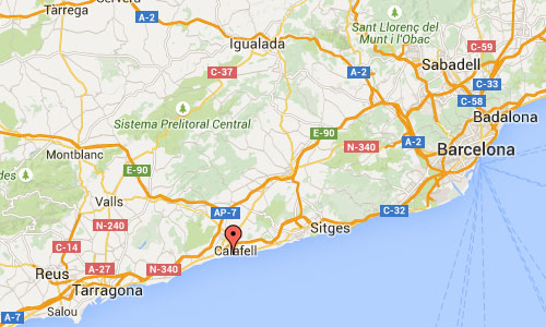 2015 - Playa de Tarragona El Vendrell  Google Maps01