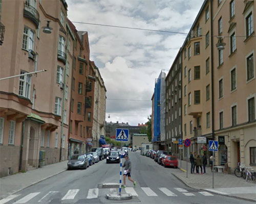 2015 - Rådmansgatan in Stockholm (Google Streetview)