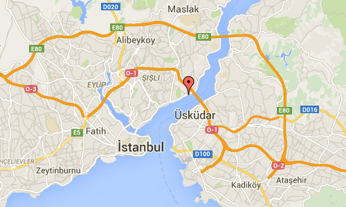 2016 - Ortaköy Mosque in Istanbul Maps01