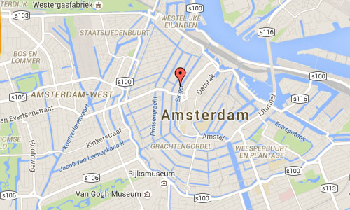 2016 - Torensluis at Singel Amsterdam maps01