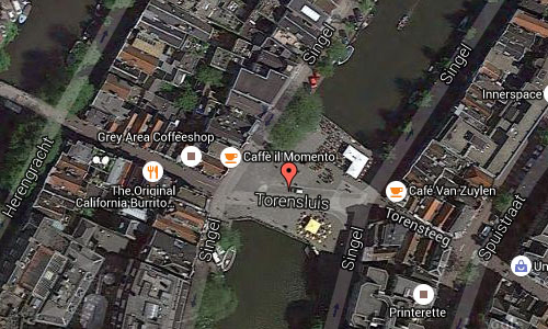 2016 - Torensluis at Singel Amsterdam maps02