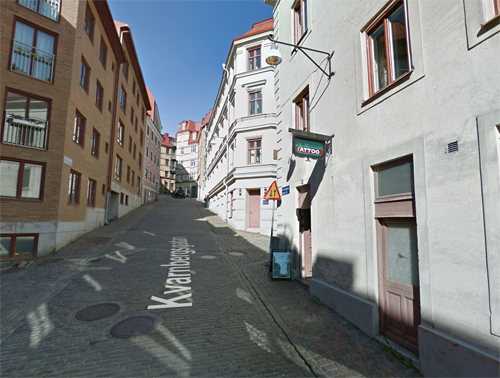 2016 - Kvarnbergsgatan in Göteborg (Google Streetview)