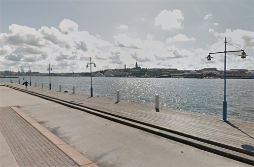 2016 - Sörhallskajen on Hisingen in Göteborg (Google Streetview)