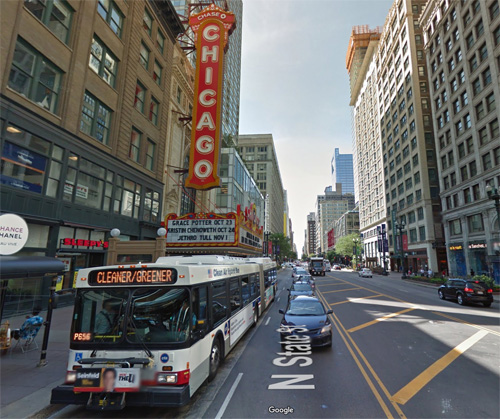 2016 - The Chicago Theatre at 175 N State St in Chicago, USA (Google Streetview)