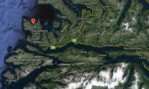 2016 - Refviksanden on Vågsøy Maps01