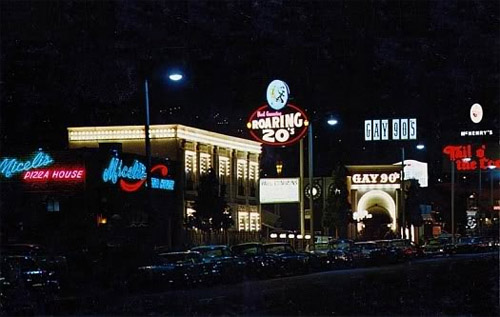 1960 - Paul Cummings Roaring 20s Night Club at 133 N La Cienega in Los Angeles