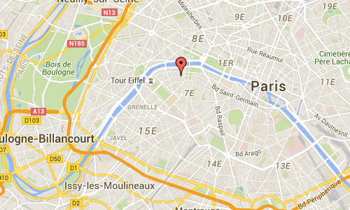 2016 - Rue Saint-Dominique in Paris Maps01