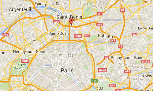 2016 - Stade de France at Avenue Jules Rimet in Paris Maps01