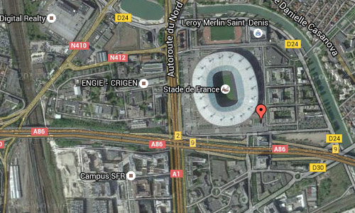 2016 - Stade de France at Avenue Jules Rimet in Paris Maps02