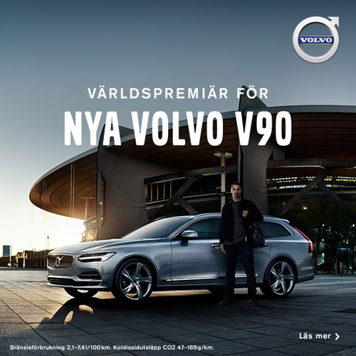 2016 - Volvo Cars’ new V90 campaign features footballing legend Zlatan Ibrahimović