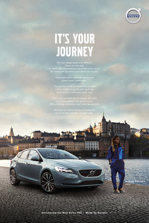 2016 Print Ad - Its your journey Campaign in Sweden