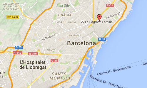 2016 - Carrer de Tànger in Barcelona Maps01