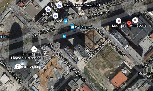 2016 - Mediapro at Avinguda Diagonal in Barcelona Maps02